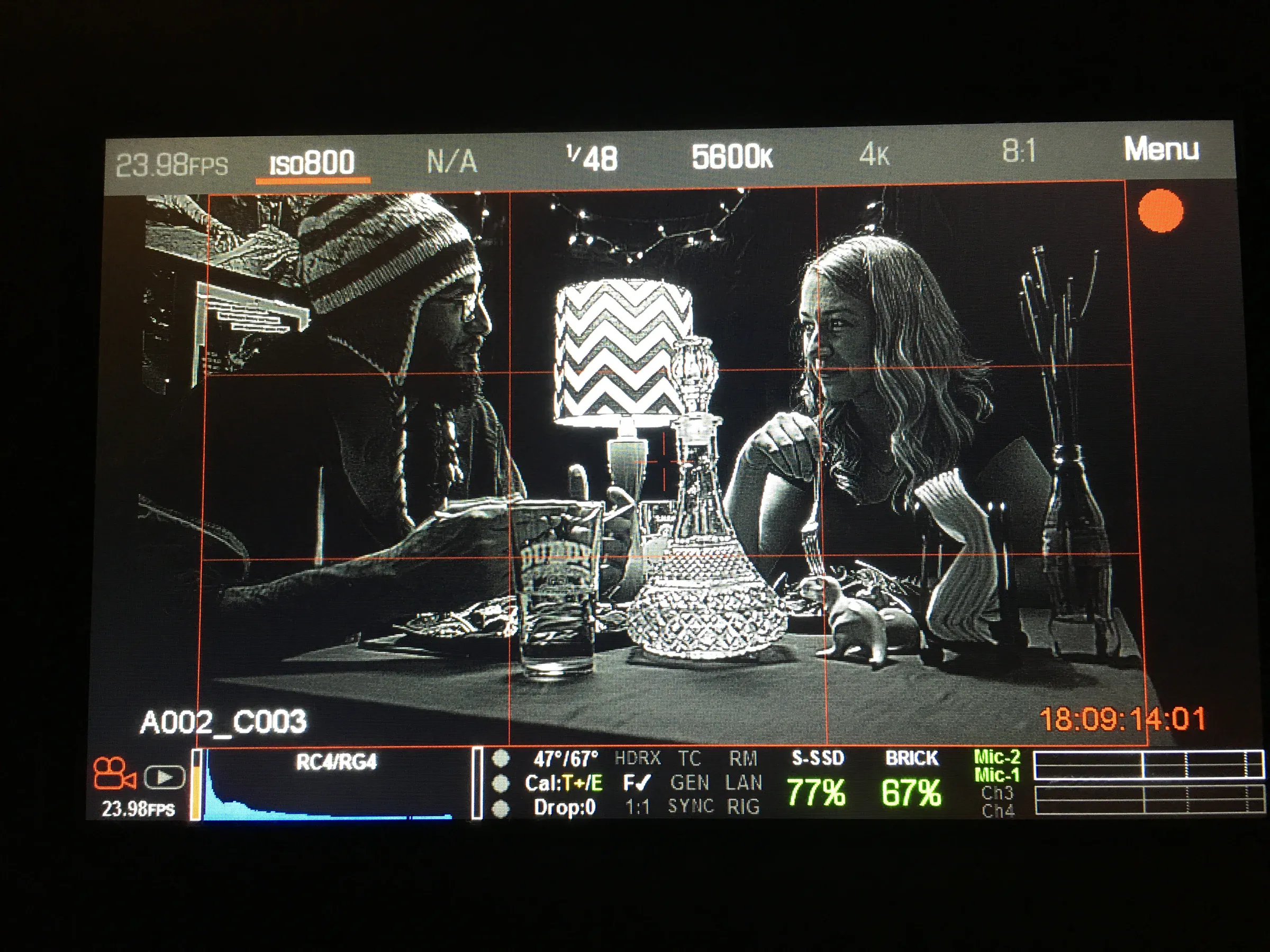 Clean and Serene — production still