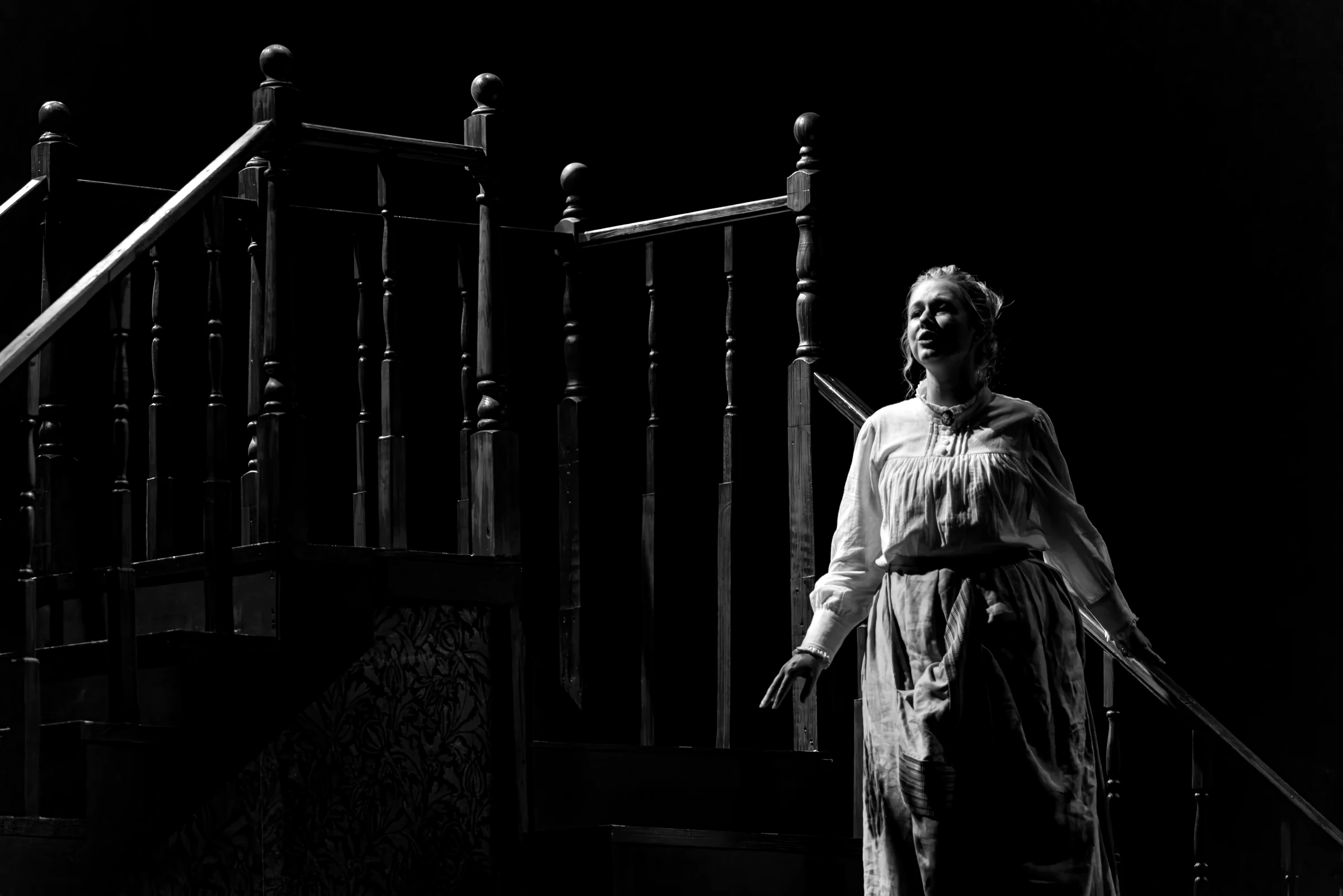 Katie Peabody as the Governess in The Turn of the Screw